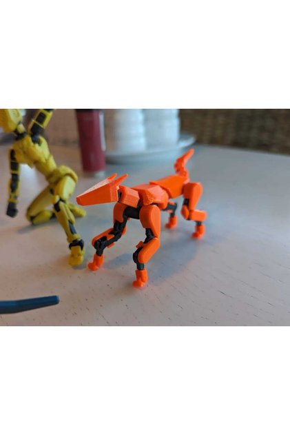 Dummy Robot Köpek: Hareketli Mini Figür