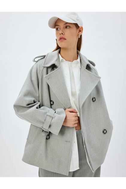 Gray Women's Coat 5Wak00235Ew