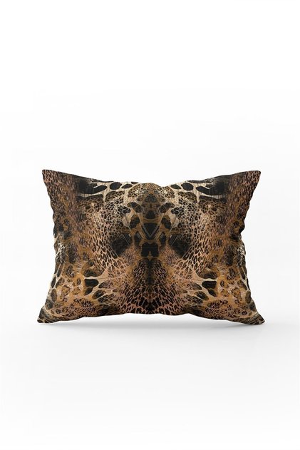 Brown Black Leopard Pattern Digital Printing Throw Pillow Pillow Case - Cgh349-3550 Double Sided Printed