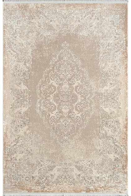 Pier Zen HG01B Krem Vizon Viskon Akrilik Yumuşak Dokulu Modern Halı Karademir Home