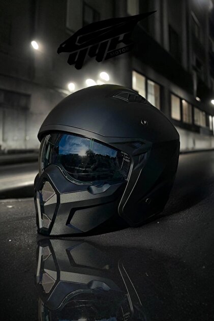 X1-x Seul Kask Matt Black (Aynalı Vizör)