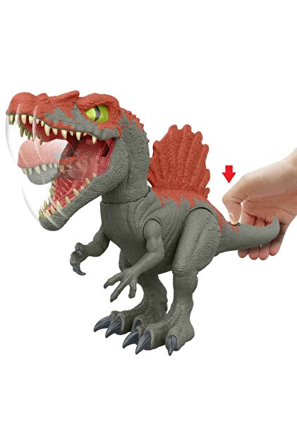 Mattel Jura ssıc Wor l d Crushıvores Spinosaurus Cage Crashera