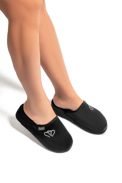 Lovely Women's House Slippers Black 36/40