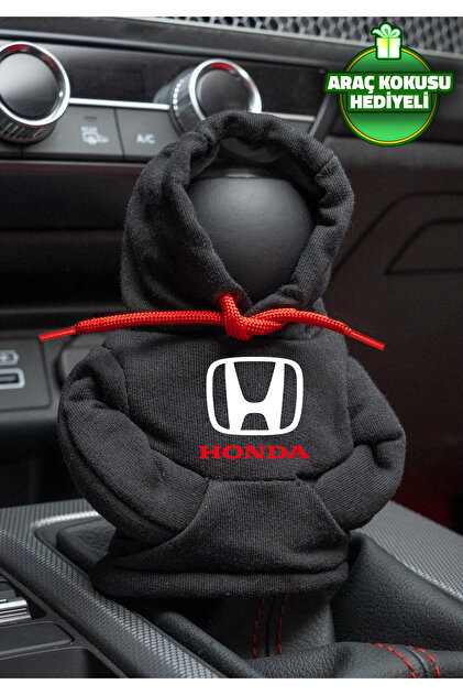 Honda Logo Siyah Kırmızı Vites Hoodie Araç Vites Kıyafeti Vites Poları Oto Aksesuarı Vites Topuzu