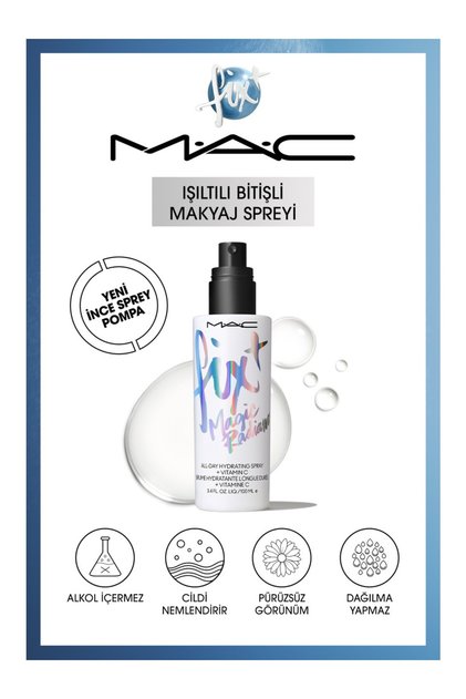 FIX+ Magic Radiance Işıltılı Görünüm Sağlayan Makyaj Sabitleyici Sprey 100 ml