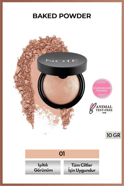 Baked Powder Işıltılı Bitişli Fırınlanmış Toz Pudra - 01 Stardust