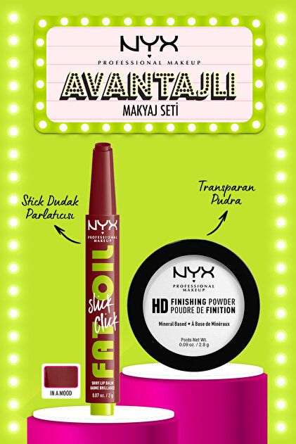 NYX Professional Makeup Fat Oil Slick Click Parlatıcı Dudak Balmı
