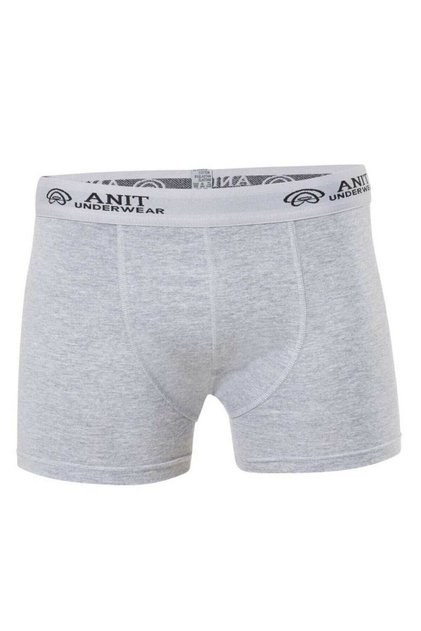 1115 Gray 3 Pieces Lycra Cotton Men's Boxers