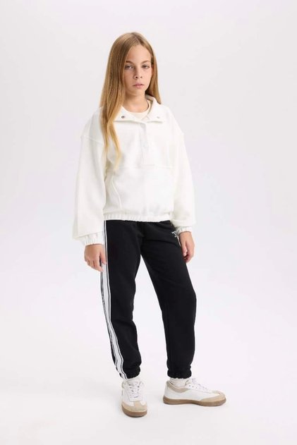 D6567 Elastic Waist Printed Jogger Sweatpants