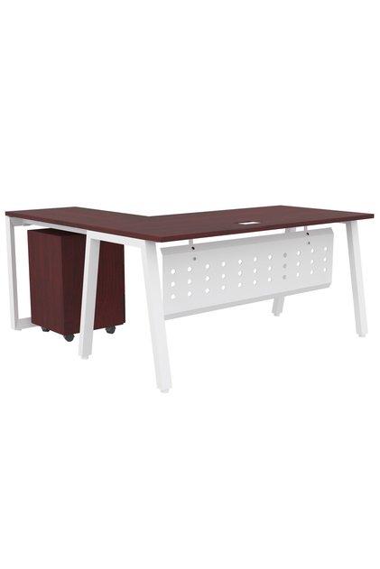 Bentuk 139-14L Apple Cherry Modern Workstation