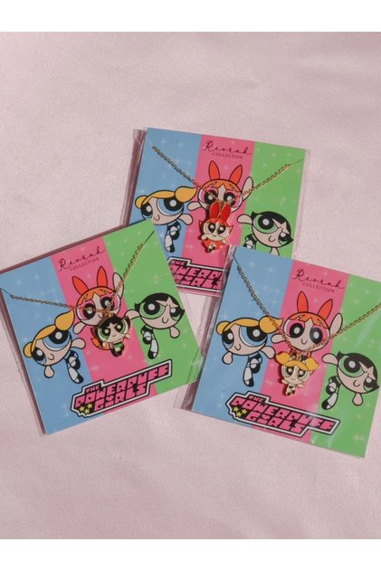 قلادة ثلاثية للفتيات من Powerpuff