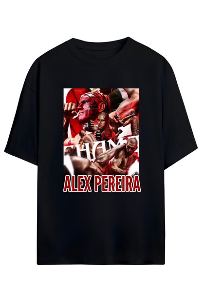 Alex Pereira Printed Unisex Oversize T-Shirt