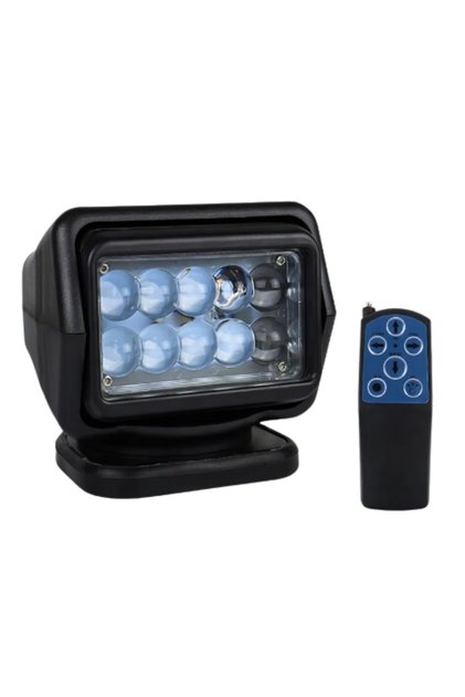 Uzaktan Kumandalı LED Projektör 12/24V 50W Siyah