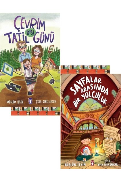2.3. Sınıf-Çevrim Dışı Tatil Günü, Sayfalar Arasında Bir Yolculuk- 2kitap(set) Müslüm Tekin