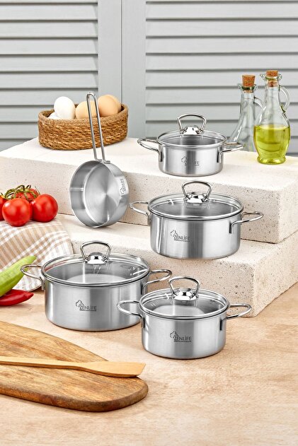 ALİNA HOME ZENLİFE SAKLA ISIT 9 PARÇA ÇELİK SET - Fiyatı, Yorumları