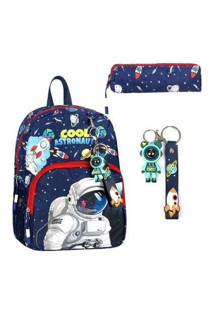 Boy's Kindergarten Bag Set of Two Astronaut Printed''Cool Astrnaut''