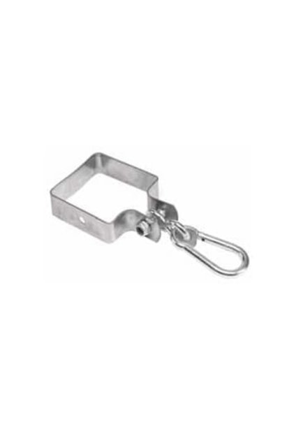 Colier patrat cu carlig pentru leagan 90 x 90mm