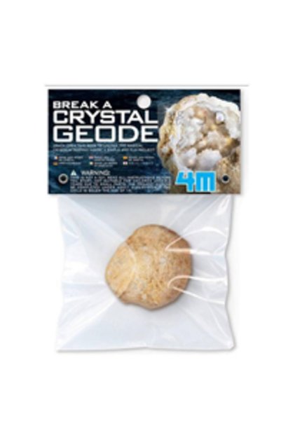 Mini experiment - sparge o geoda (cristal)
