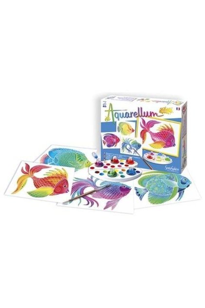 Aquarellum Junior Pesti - Sertisaj pe hartie velina