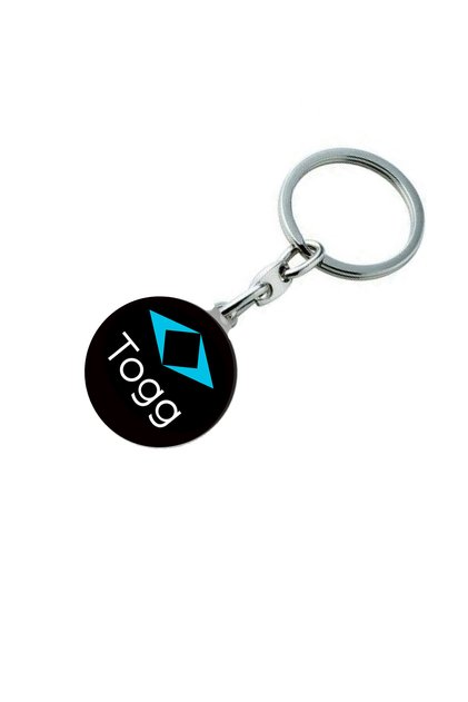 Togg Logo Metal Automobile Keychain - Drop Printed