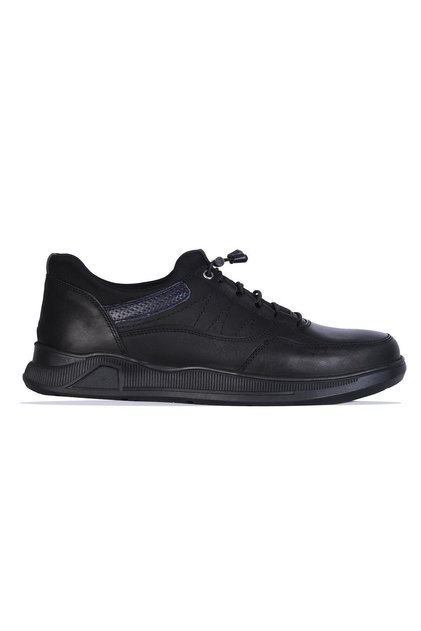 950 Black Yğl 100% Leather Winter Men's Casual Shoes