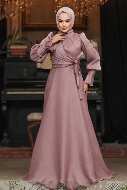 sachin and babi light blue dress HYRA DRESS (DUSTY PINK) – Hijabistahub