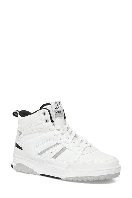 RAYBERT PU HI 4PR Termo Kaymaz Taban Erkek High Sneaker BEYAZ