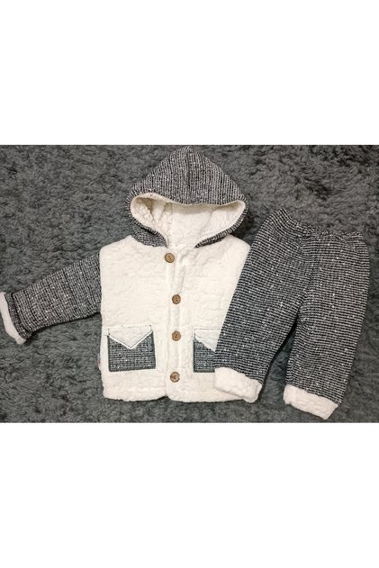 Baby Boy Bottom Top 2 Pieces Welsoft Winter Set
