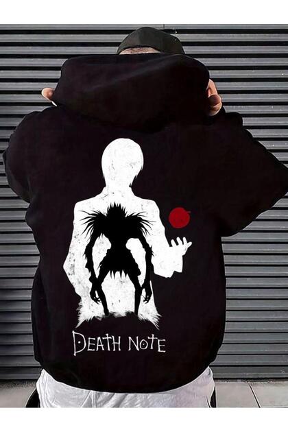 Death Note Yagami Light Hanorac cu imprimeu față și spate, sezon nou - Mingalondon