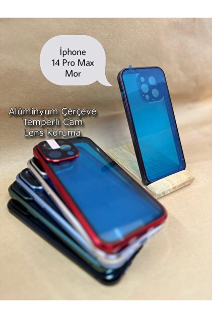 Apple iPhone 14 Pro Max 256GB 360度保護ケース付 Lumaticaret İphone 14 PRO MAX 360 Derece Tam koruma Metal Kılıf
