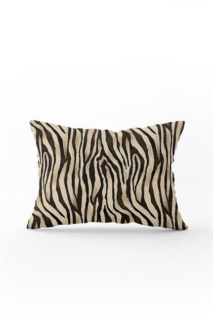 Brown Black Zebra Pattern Digital Printing Throw Pillow Pillow Case - Cgh360-3550 Double Sided Printed