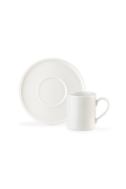Dory 6 Kişilik 12 Parça Kahve Fincan Takımı - Beyaz - 110 ml