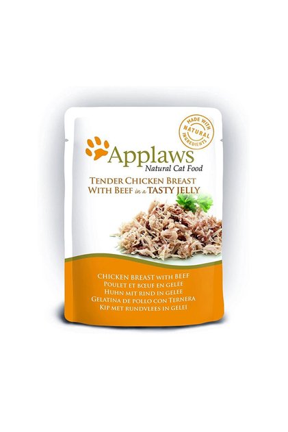 Chicken with Beef in Jelly Cat Food Pouch - 70g