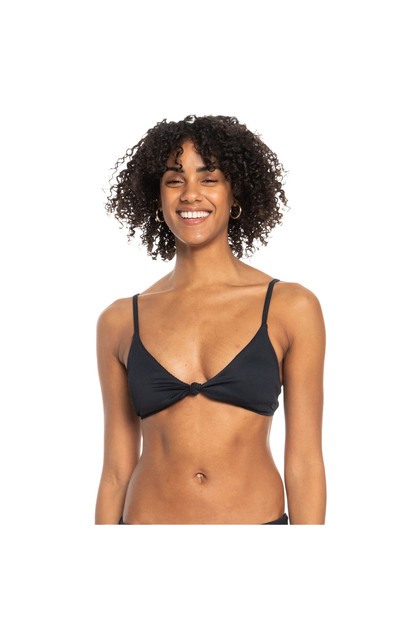 Roxy Rib Love The Surf Knot Kadın Siyah Bikini Üst KADIN BİKİNİ