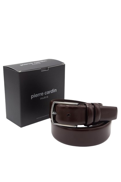 Brown Patent Leather Men's Belt Pc100R8K