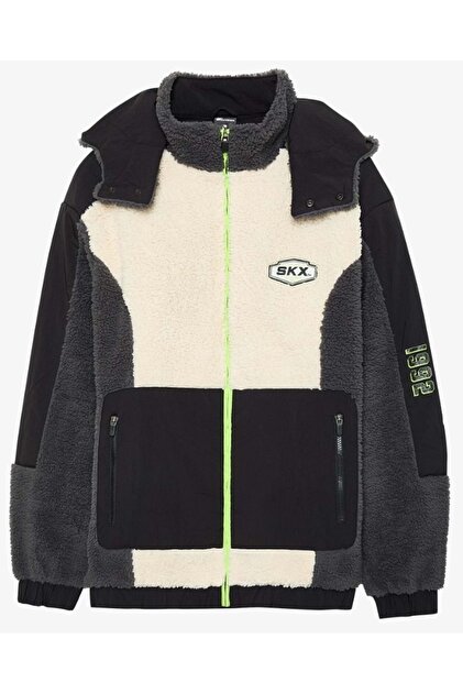 Skechers S242183 M Outdoor Fleece Full Zip Sherpa Erkek Günlük