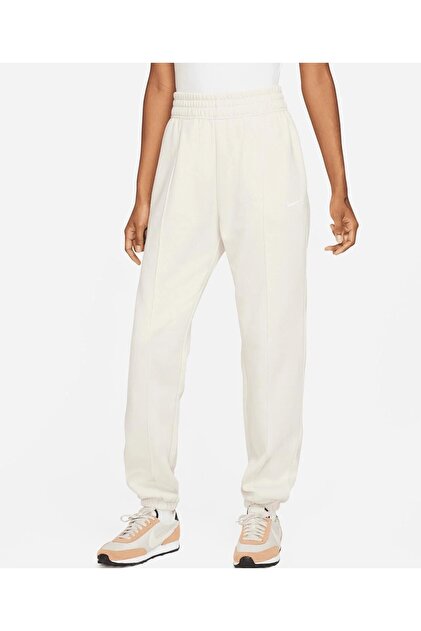 Nike Sportswear Essential Fleece Trousers Kadın Eşofman Altı, Bej