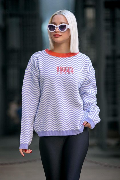 Lilac Oversize Women's Sweater MG1251