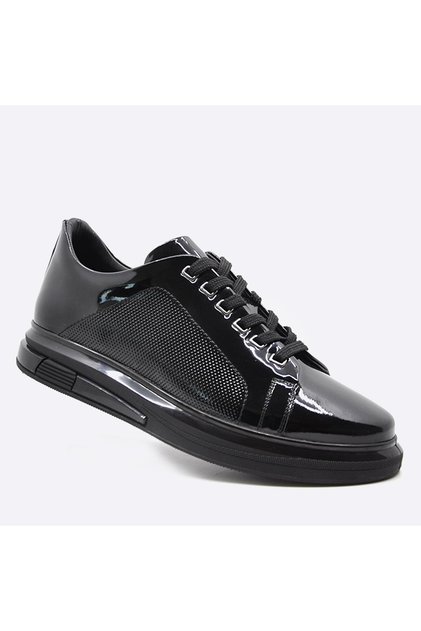 Rugan Sneaker Erkek Ayakkabı Siyah 9963