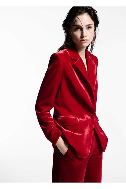 Kadife blazer ceket