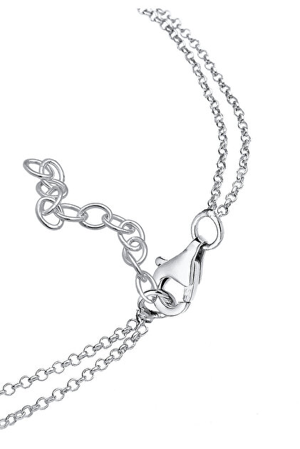 Elli Infinity Oorbellen voor dames, eindeloos elegant met kristallen in 925 sterling zilver, Facetgeslepen, kristal