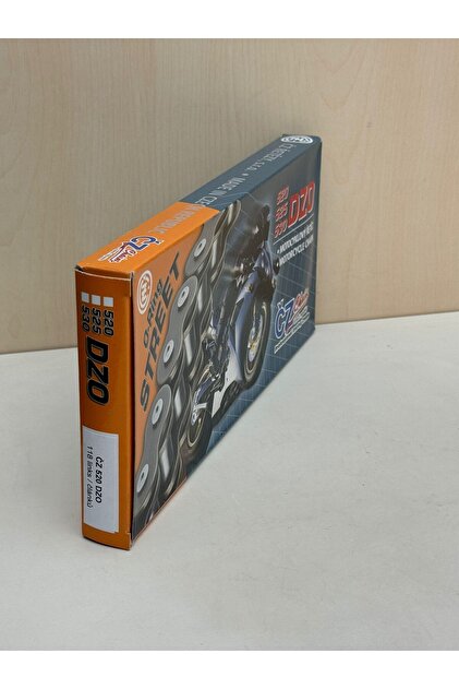 ① KT0202　904545 セール品 CZ CHAİNS CZ 520 DZO 118 BAKLA GOLD MOTOSİKLET ZİNCİRİ - ORİNGLİ