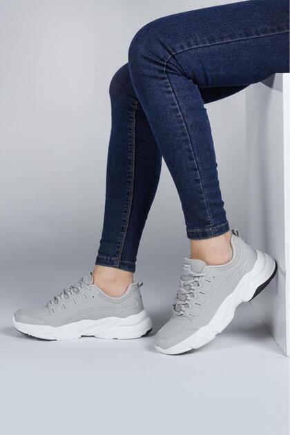 26776 GRİ COMFORT CASUAL ANATOMİK GÜNLÜK SPOR AYAKKABISI