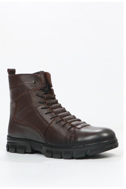 Lewron Brown Men's Leather Boots