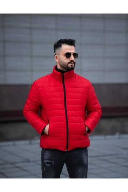 Men's Red Winter Jacket