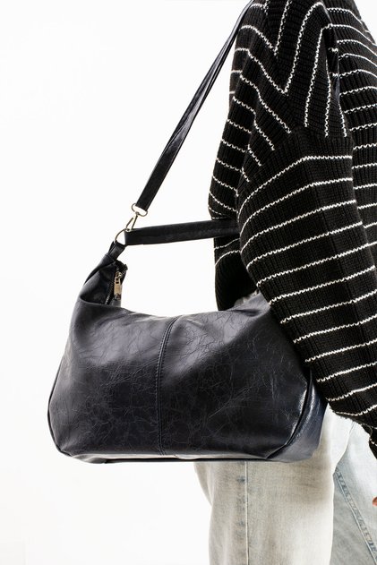 Artificial Navy Blue Casual Women's Shoulder Bag