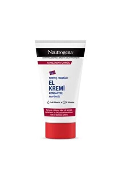Neutrogena Norveç Formülü Parfümlü El Kremi 75 ml Dudak Kremi