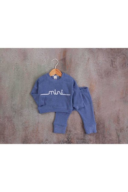 طقم بدلة رياضية للأطفال الرضع بخيطين