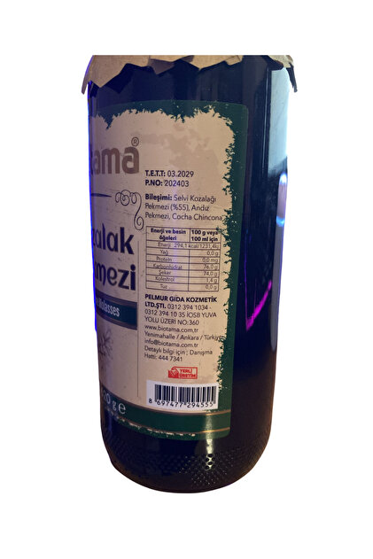 Biotama BİOTAMA KOZALAK PEKMEZİ 620 GR - Fiyatı, Yorumları