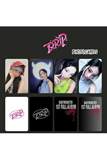 Kpop Dünyasi BABYMONSTER Ruka '' Hot Sauce '' Photocards Set